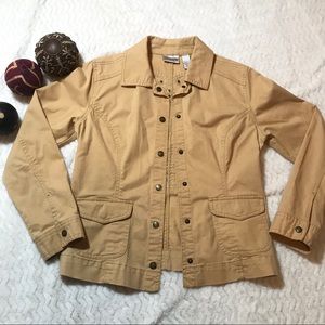 ✔️Chico’s Nice Light Tan Jacket Size 0